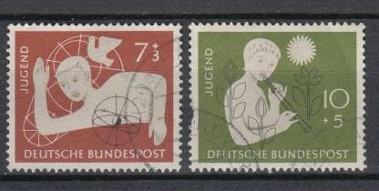 Germany - 1956 Youth Organization Sc# B348/B349  (6483)