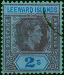 Leeward Islands 1942 2s Reddish Purple & Blue-Blue SG111a Fine Used (2)