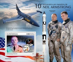 Guinea-Bissau - 2022 Astronaut Neil Armstrong - Stamp Souvenir Sheet GB220342b2