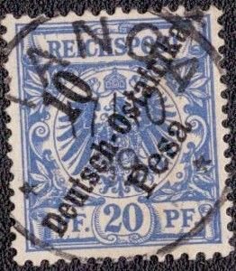 German East Africa 9 1896 Used