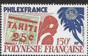 FRENCH POLYNESIA SG367 1982 PHILEXFRANCE MNH