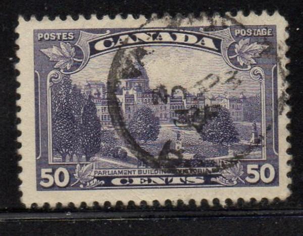 Canada Sc 226 1935 50c Victoria Parliament stamp used