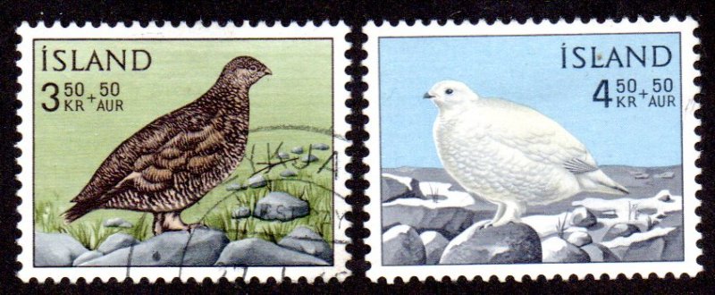 ICELAND B19-20 USED SCV $4.80 BIN $1.95 BIRDS