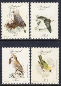 Madeira 115-118 Birds MNH VF