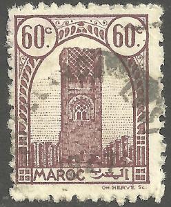 FRENCH MOROCCO SCOTT 182