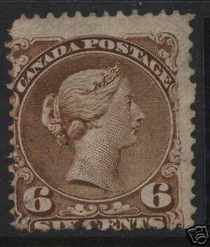 Canada #27a Used Barely Cancelled