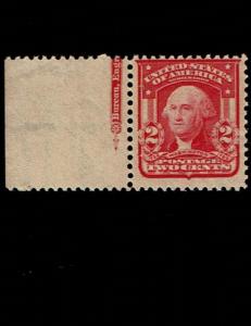 Scott #319Fi Fine-OG-NH. SCV - $150.00