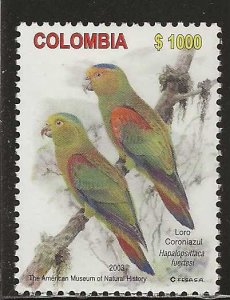 Colombia 2003, Scott 1208, Colombian Birds