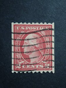 US Stamp Scott# 450 2 Cent Washington Type III Used 1915-16