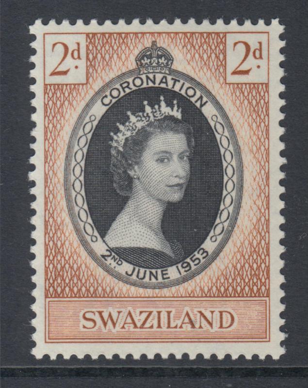 XG-L612 SWAZILAND GBC - Coronation, 1953 Queen Elizabeth II MNH Set