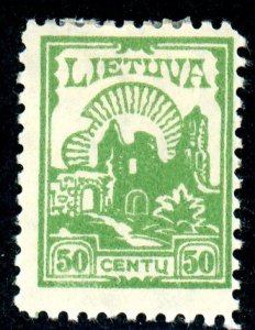 Lithuania, Scott #169, Unused, Hinged