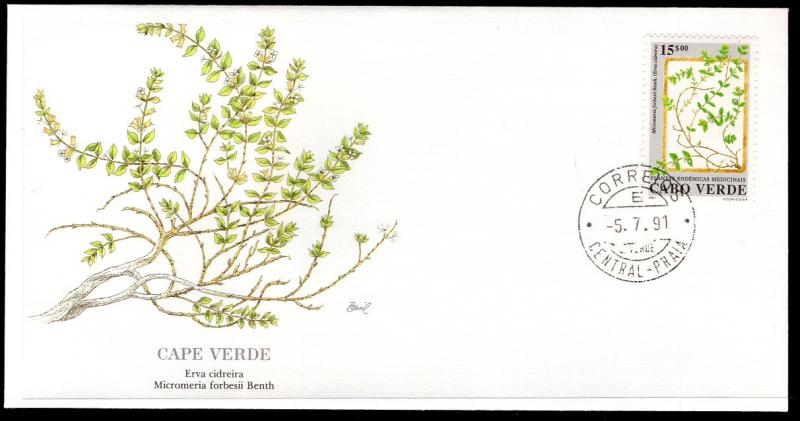 Cape Verde 599 Flowers Fleetwood U/A FDC