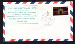 Canada 1978 50th anniversary of First Flight #A7834 Montreal (cover 3)