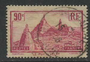 France - Scott 290 - General Issue -1933 - Used -Single 90c Stamp