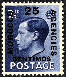 GREAT BRITAIN - MOROCCO - SC #81 - MINT NH - 1936 - Item GBMOR007