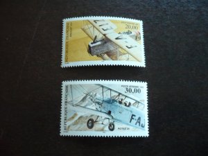 Stamps - France - Scott# C60-C61 - Mint Never Hinged Set of 2 Stamps