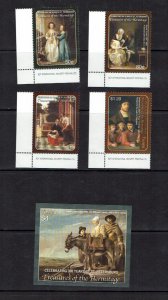 Tuvalu: 2004, 300th Anniversary  Treasures of the Hermitage  MNH set + M/S