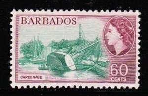 Album Treasures Barbados Scott # 245 60c Elizabeth Careenage Mint LH