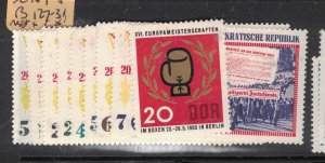 East Germany DDR SC 764-8, B127-31 MNH (3dyi)
