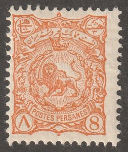 Persia, Middle east, stamp, Scott#109,  mint, hinged,  8ch,