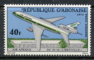 Gabon 1973 DC 10 Plane MUH