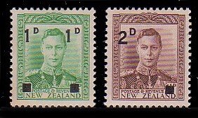 New Zealand 242 - 243 MNH