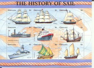 Ships, History of Sailing,  S/S 9, GREN2747