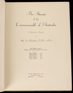 LITERATURE Australia The Stamps of the Commonwealth by Rosenblum.