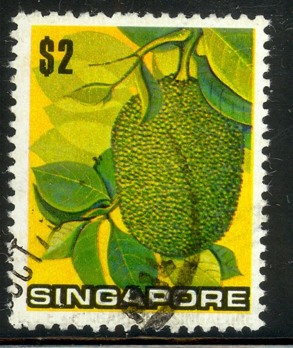 SINGAPORE 1973 $2.00 Jackfruit FRUITS Issue Scott No. 199 VFU
