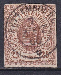 1859-64 - LUXEMBOURG -Sc# 9 - Used