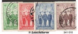 Australia 184-187 Set Used