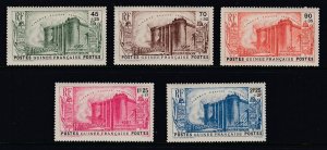 French Guinea - Scott# B3-B7- SCV $47.50