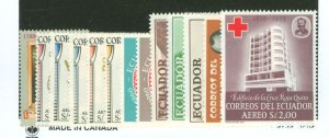 Ecuador #C350/375  Single (Complete Set)