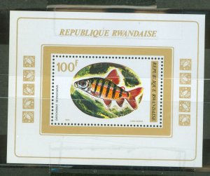 Rwanda #549  Souvenir Sheet