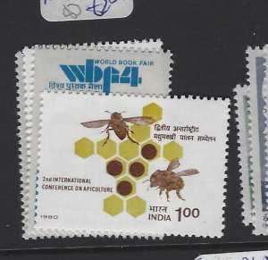 India SG 959-62 Bee MNH (3gsq)