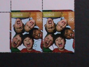 NOWAY-2006  SC#1488-EUROPA STAMPS-5 CHILDRENS- CTO PAIRS-WE SHIP TO WORLDWIDE