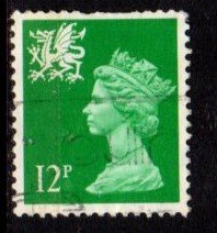 Wales - #WMMH18 Machin Queen Elizabeth II - Used