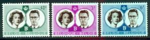 Belgium #560-562  Mint  VF  H  Scott $3.50  Royalty