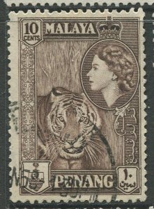 STAMP STATION PERTH Penang #50 QEII Definitive Used 1957