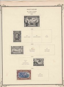 salvador stamps page ref 17190