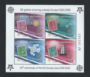 Montenegro sheetlet MNH  sc # 129e