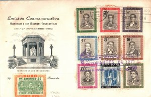 Cuba 1952 Execution of Eight Rebel Medical Students First Day Cover