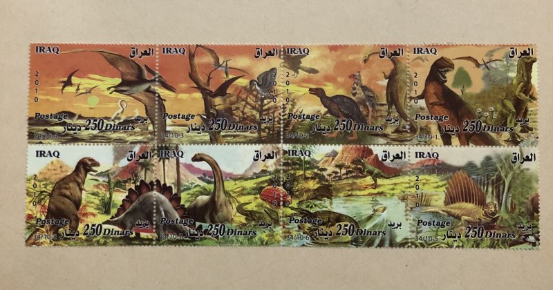 Iraq strip Pre historic animals Dinosaurs