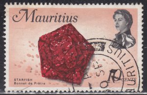 Mauritius 343 Starfish 1969