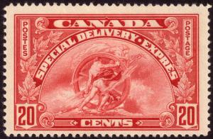 Canada 1935 20c Scarlet Special Delivery SG S8 MH