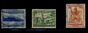 Newfoundland #210/213/214  Multiple