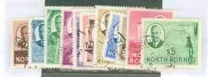 North Borneo #244-54/257 Used Single