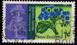 New Zealand Scott 467 Used flower stamp