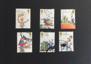 2012 GB stamp set of 6.   Roald Dahl stories. Used off paper..