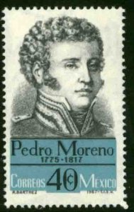 MEXICO 987, Pedro Moreno Hero War for Independence. MINT NH. VF.